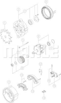 Wilmink Group WG1910340 - Генератор autospares.lv