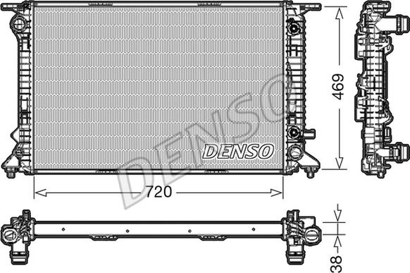 Wilmink Group WG1918825 - Радиатор, охлаждение двигателя autospares.lv