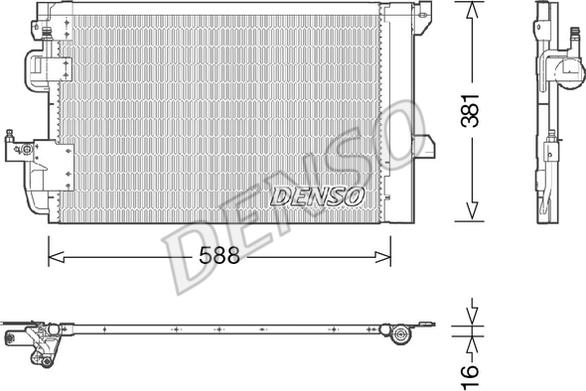 Wilmink Group WG1917306 - Конденсатор кондиционера autospares.lv