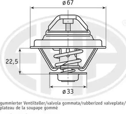 Wilmink Group WG1492954 - Термостат охлаждающей жидкости / корпус autospares.lv