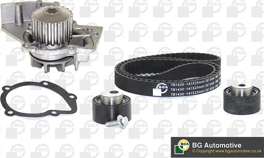 Wilmink Group WG1488026 - Водяной насос + комплект зубчатого ремня ГРМ autospares.lv