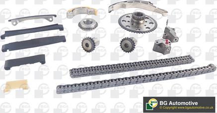 Wilmink Group WG1488357 - Комплект цепи привода распредвала autospares.lv