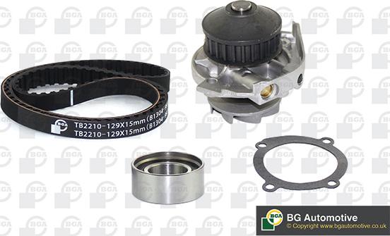 Wilmink Group WG1487990 - Водяной насос + комплект зубчатого ремня ГРМ autospares.lv