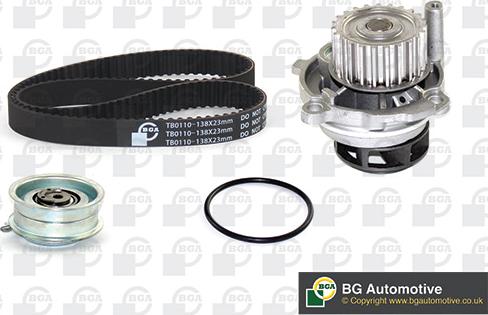 Wilmink Group WG1487911 - Водяной насос + комплект зубчатого ремня ГРМ autospares.lv