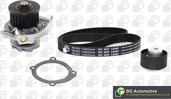 Wilmink Group WG1487982 - Водяной насос + комплект зубчатого ремня ГРМ autospares.lv