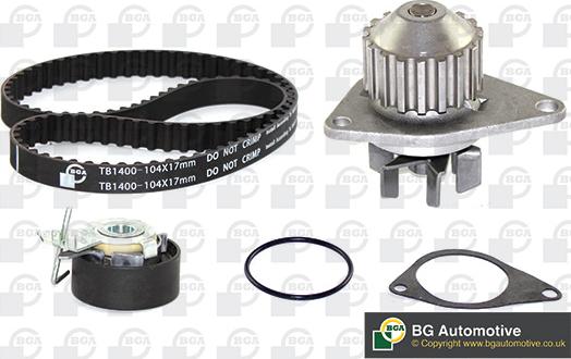 Wilmink Group WG1487936 - Водяной насос + комплект зубчатого ремня ГРМ autospares.lv