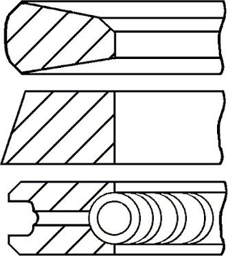 Wilmink Group WG1187885 - Комплект поршневых колец autospares.lv