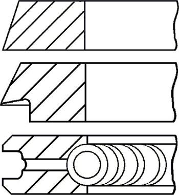 Wilmink Group WG1096525 - Комплект поршневых колец autospares.lv