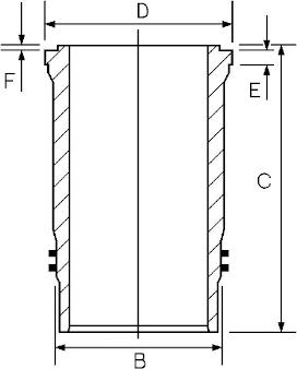 Wilmink Group WG1736235 - Гильза цилиндра autospares.lv