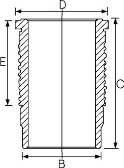 Wilmink Group WG1188223 - Гильза цилиндра autospares.lv