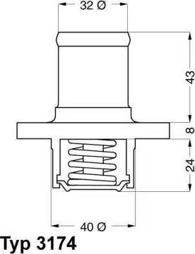 Wilmink Group WG1091591 - Термостат охлаждающей жидкости / корпус autospares.lv