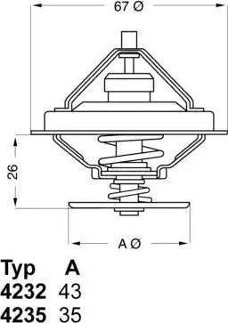 Wilmink Group WG1091698 - Термостат охлаждающей жидкости / корпус autospares.lv