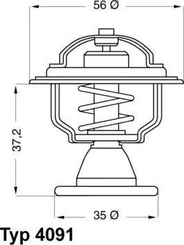 Wilmink Group WG1091648 - Термостат охлаждающей жидкости / корпус autospares.lv