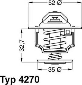 Wilmink Group WG1091715 - Термостат охлаждающей жидкости / корпус autospares.lv