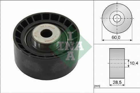 Wilmink Group WG1097465 - Ролик, поликлиновый ремень autospares.lv