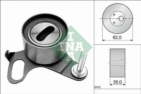 Wilmink Group WG1097438 - Натяжной ролик, зубчатый ремень ГРМ autospares.lv