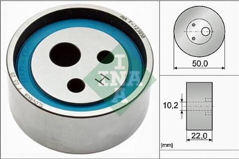 Wilmink Group WG1097429 - Натяжной ролик, зубчатый ремень ГРМ autospares.lv