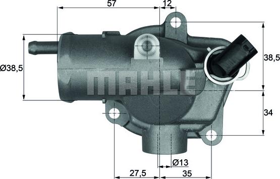 Wilmink Group WG1789816 - Термостат охлаждающей жидкости / корпус autospares.lv