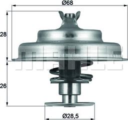 Wilmink Group WG1104811 - Термостат охлаждающей жидкости / корпус autospares.lv