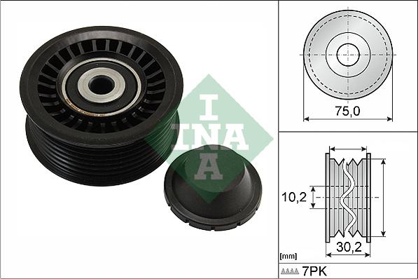 Wilmink Group WG1897473 - Ролик, поликлиновый ремень autospares.lv