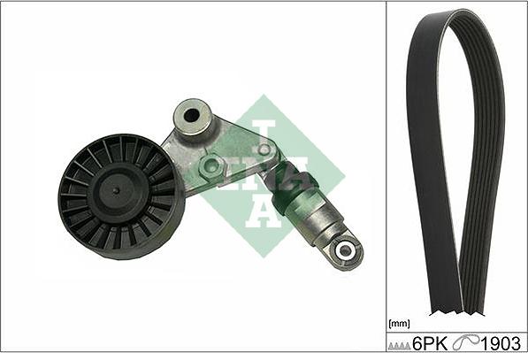 Wilmink Group WG1809846 - Поликлиновый ременный комплект autospares.lv