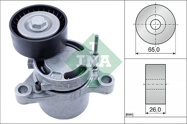 Wilmink Group WG1809874 - Натяжитель, поликлиновый ремень autospares.lv