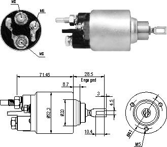 Wilmink Group WG1821420 - Тяговое реле, соленоид, стартер autospares.lv