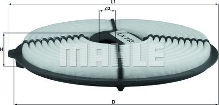 Wilmink Group WG1378820 - Воздушный фильтр, двигатель autospares.lv