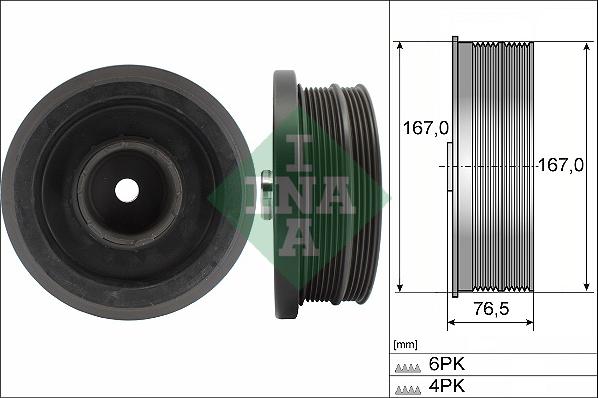 Wilmink Group WG1254397 - Шкив коленчатого вала autospares.lv