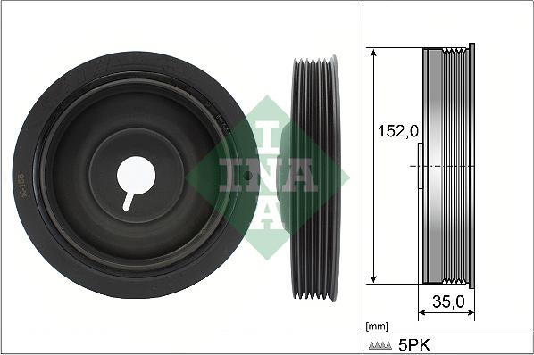 Wilmink Group WG1254381 - Шкив коленчатого вала autospares.lv