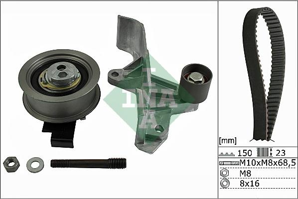 Wilmink Group WG1251963 - Комплект зубчатого ремня ГРМ autospares.lv