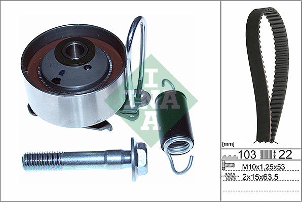 Wilmink Group WG1251903 - Комплект зубчатого ремня ГРМ autospares.lv