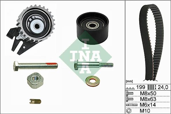 Wilmink Group WG1251986 - Комплект зубчатого ремня ГРМ autospares.lv