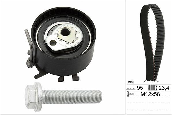 Wilmink Group WG1251418 - Комплект зубчатого ремня ГРМ autospares.lv