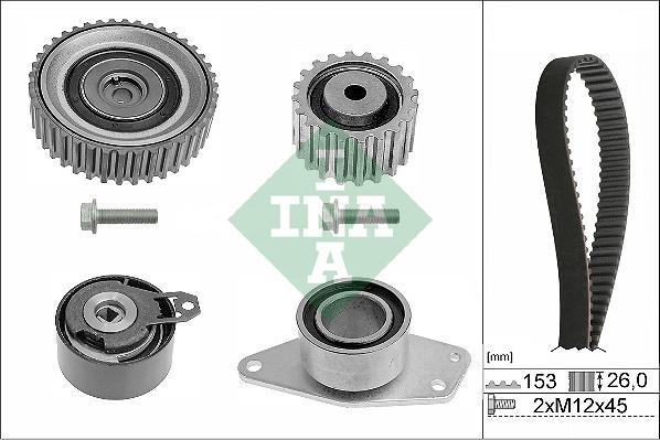 Wilmink Group WG1251417 - Комплект зубчатого ремня ГРМ autospares.lv