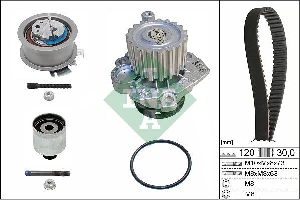 Wilmink Group WG1251435 - Водяной насос + комплект зубчатого ремня ГРМ autospares.lv