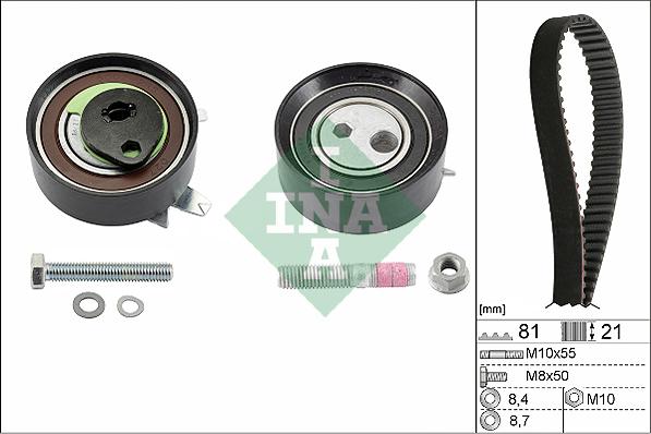 Wilmink Group WG1251188 - Комплект зубчатого ремня ГРМ autospares.lv