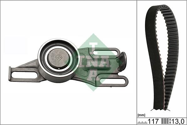 Wilmink Group WG1251136 - Комплект зубчатого ремня ГРМ autospares.lv