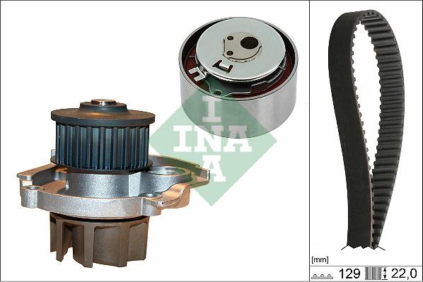 Wilmink Group WG1251830 - Водяной насос + комплект зубчатого ремня ГРМ autospares.lv