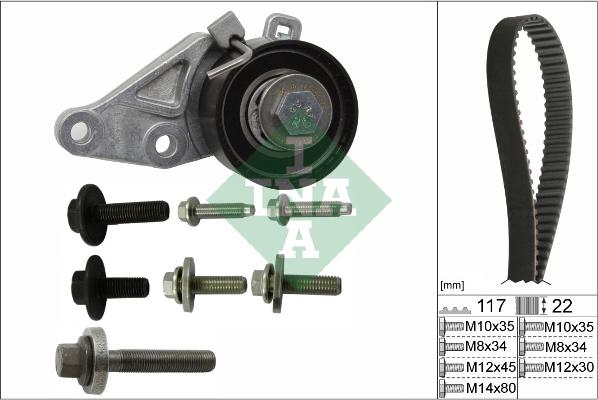 Wilmink Group WG1251325 - Комплект зубчатого ремня ГРМ autospares.lv