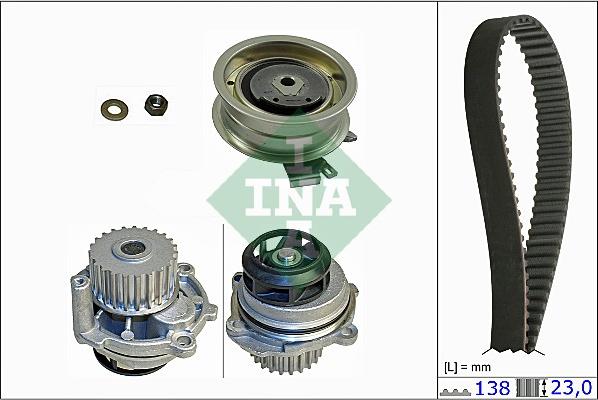 Wilmink Group WG1251370 - Водяной насос + комплект зубчатого ремня ГРМ autospares.lv