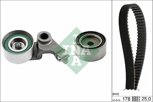 Wilmink Group WG1251760 - Комплект зубчатого ремня ГРМ autospares.lv