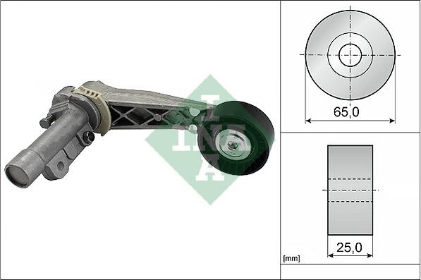 Wilmink Group WG1253490 - Натяжитель, поликлиновый ремень autospares.lv