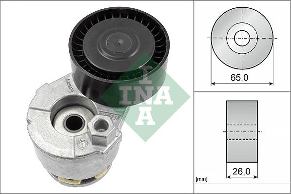 Wilmink Group WG1253455 - Натяжитель, поликлиновый ремень autospares.lv