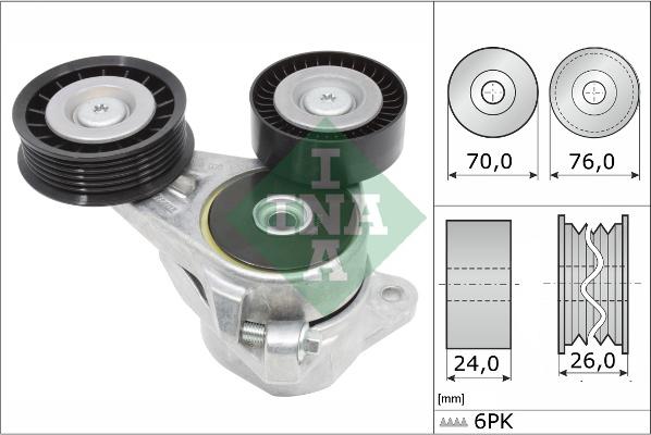 Wilmink Group WG1253483 - Натяжитель, поликлиновый ремень autospares.lv