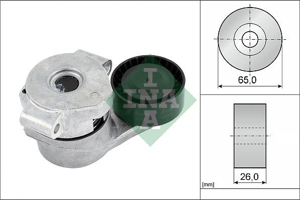 Wilmink Group WG1253482 - Натяжитель, поликлиновый ремень autospares.lv