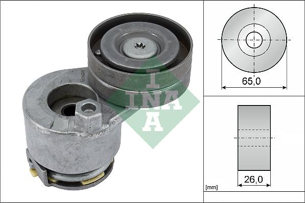 Wilmink Group WG1253429 - Натяжитель, поликлиновый ремень autospares.lv