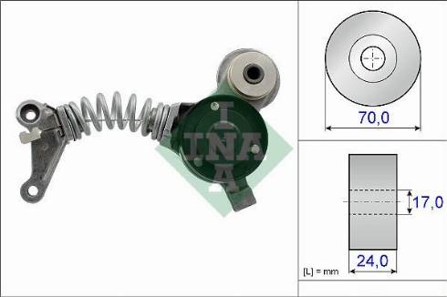 Wilmink Group WG1253542 - Натяжитель, поликлиновый ремень autospares.lv