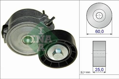 Wilmink Group WG1253557 - Натяжитель, поликлиновый ремень autospares.lv