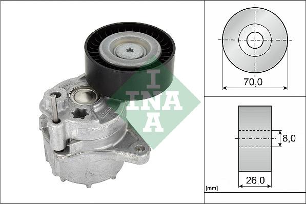 Wilmink Group WG1253570 - Натяжитель, поликлиновый ремень autospares.lv